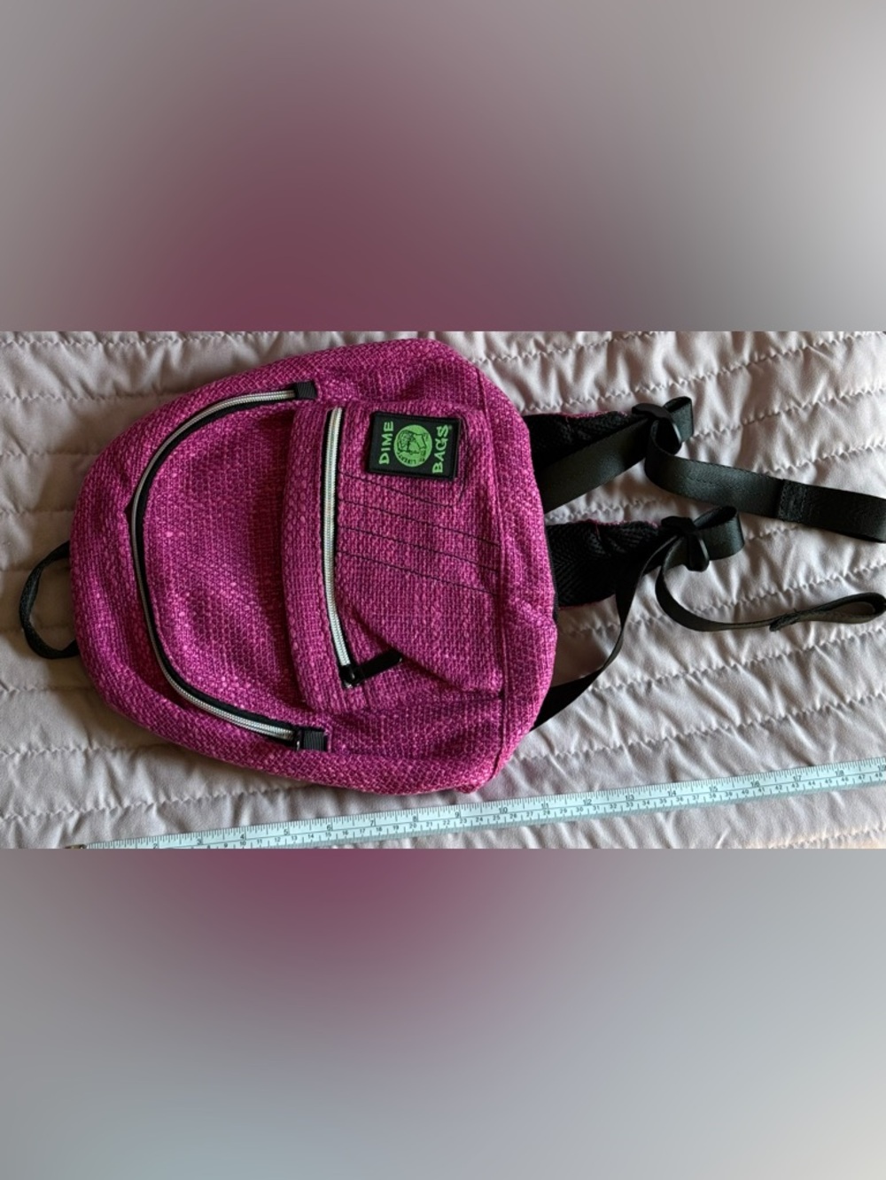 Festy Bound Hempster Backpack in Magenta